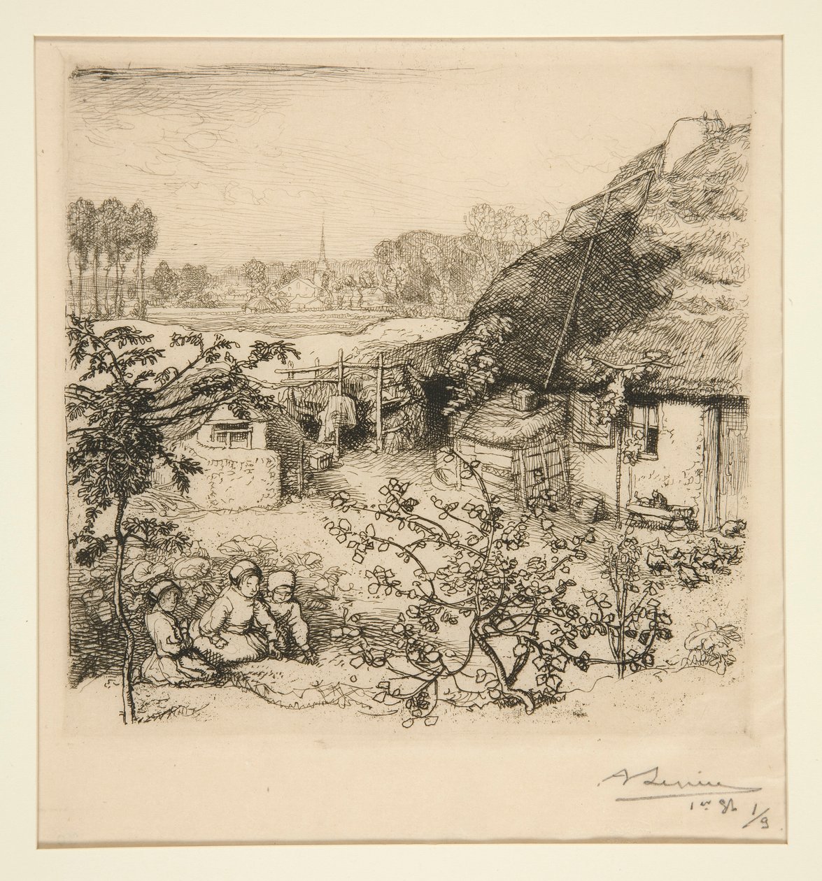 Yuva (Saint-Jean-de-Monts) (Sığınak [Saint-Jean-de-Monts]) by Auguste Lepere