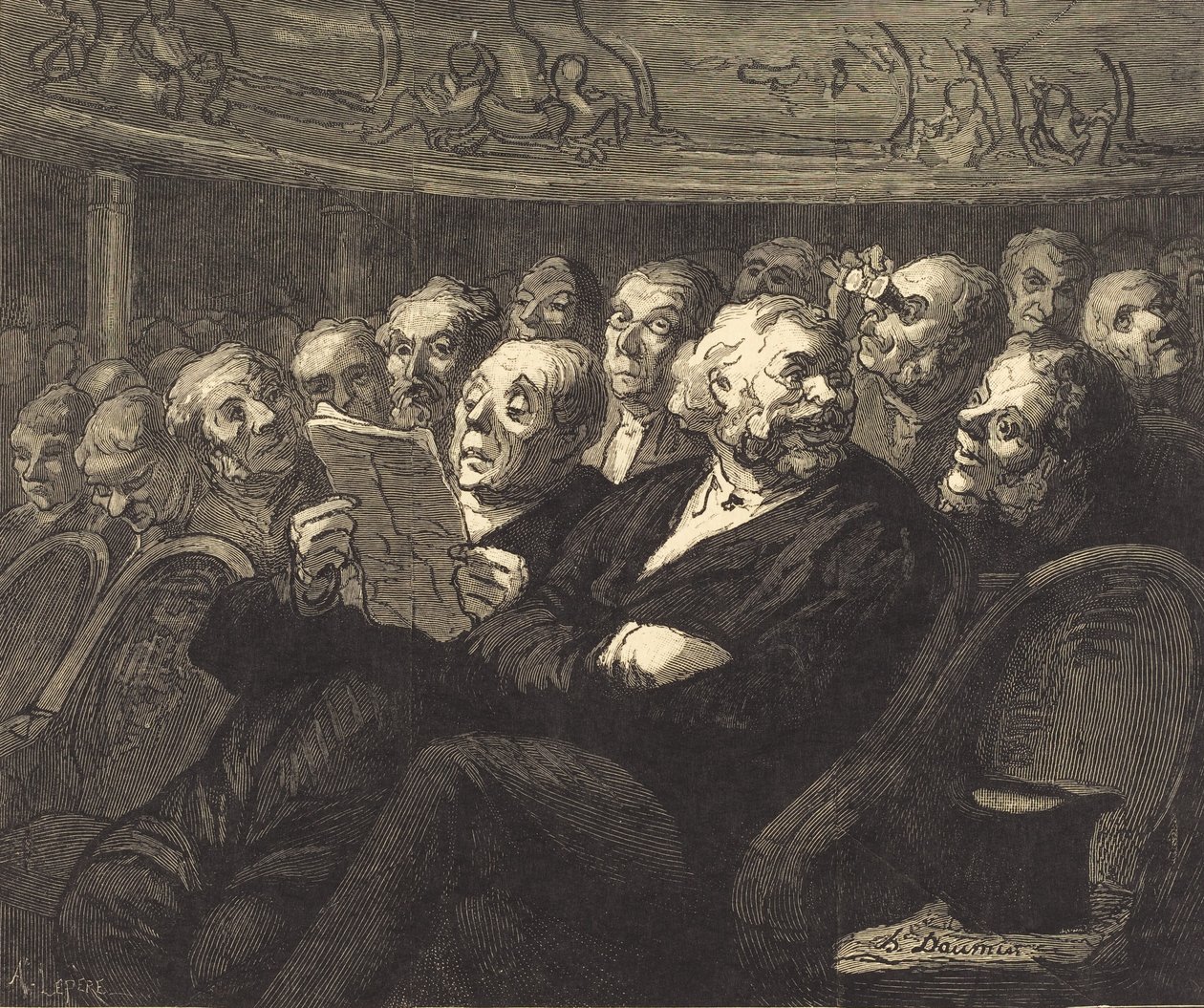 Orkestra Koltukları, 1878. by Auguste Lepere