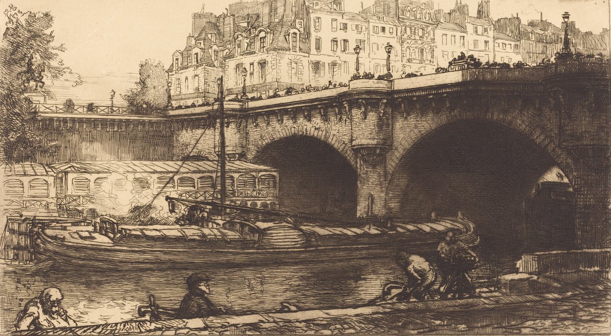 Yeni Köprü, 1901. by Auguste Lepere