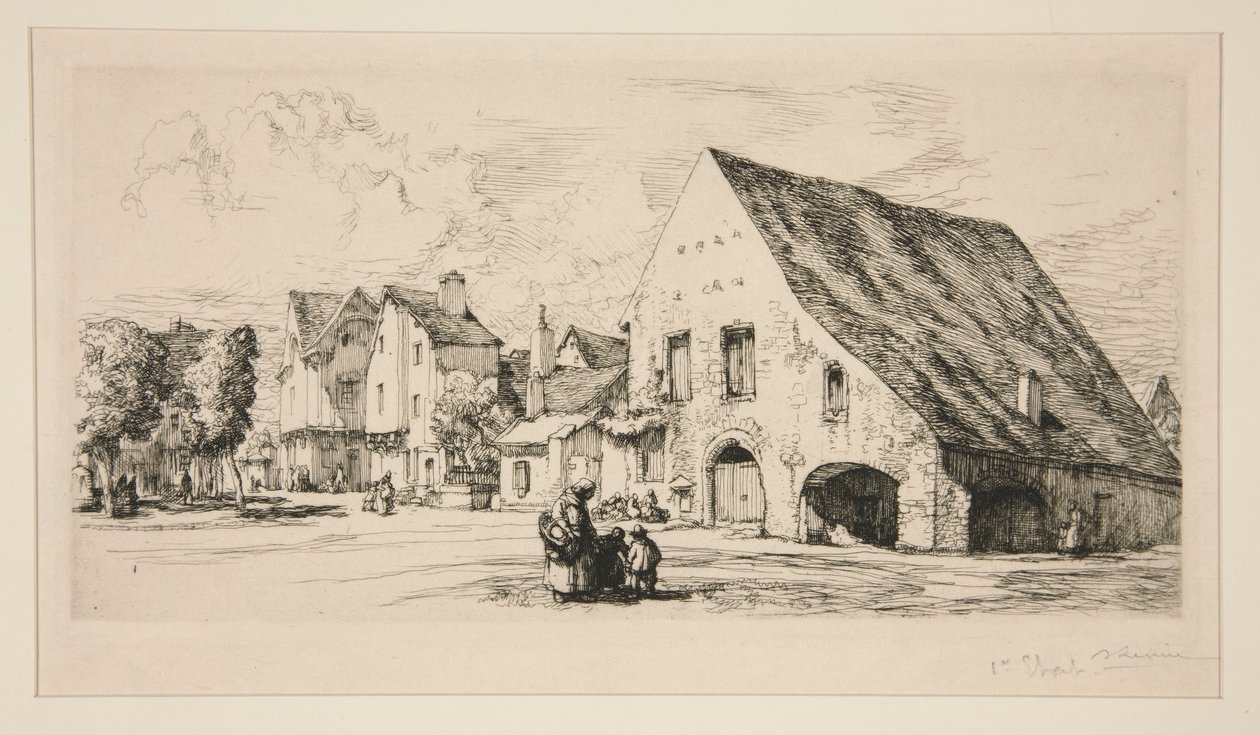 Provins (Seine-et-Marne) by Auguste Lepere