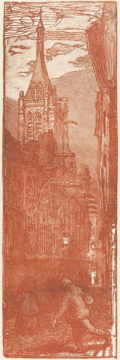 Saint Severin by Auguste Lepere