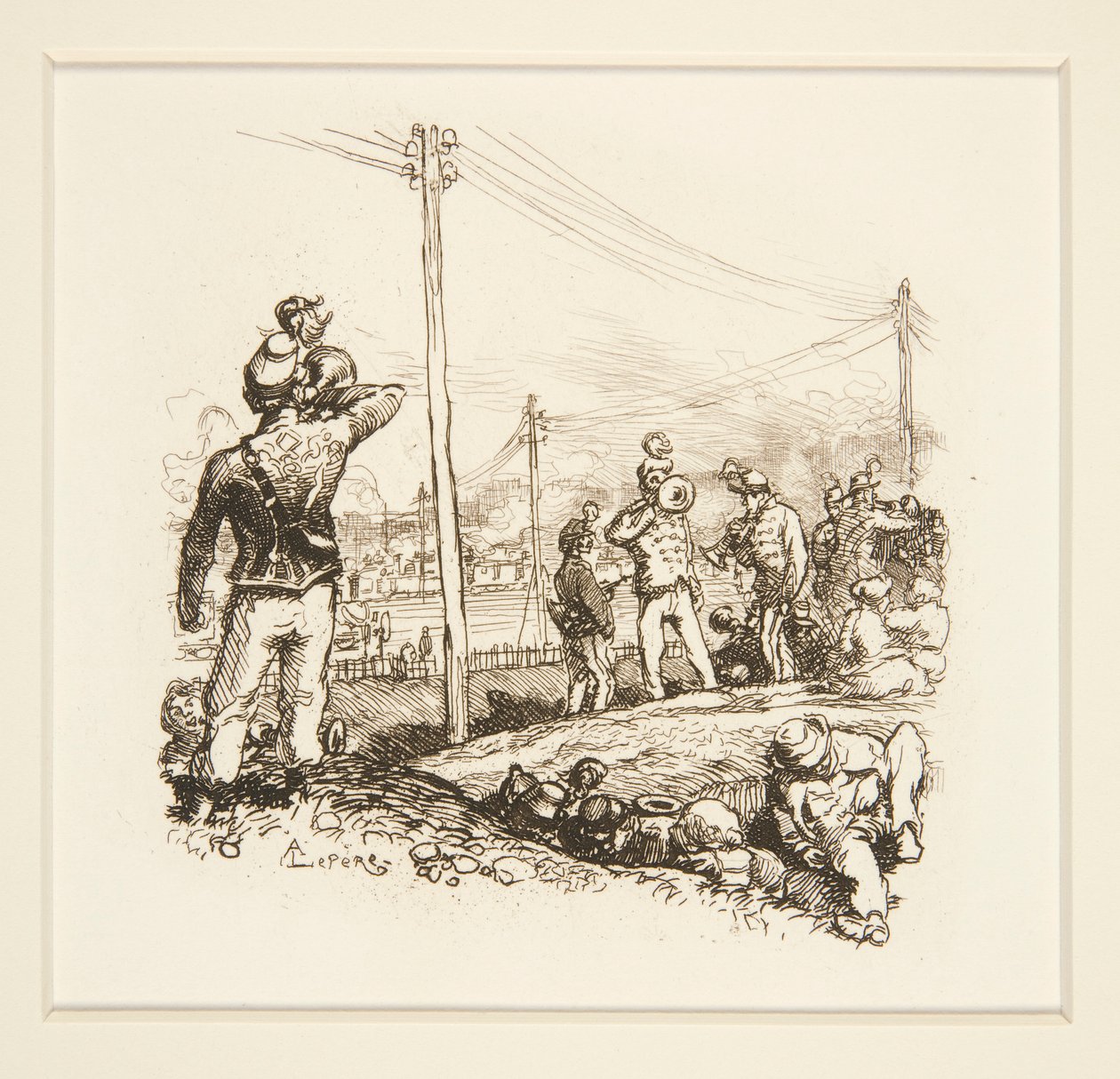 Böcekli Askerler by Auguste Lepere
