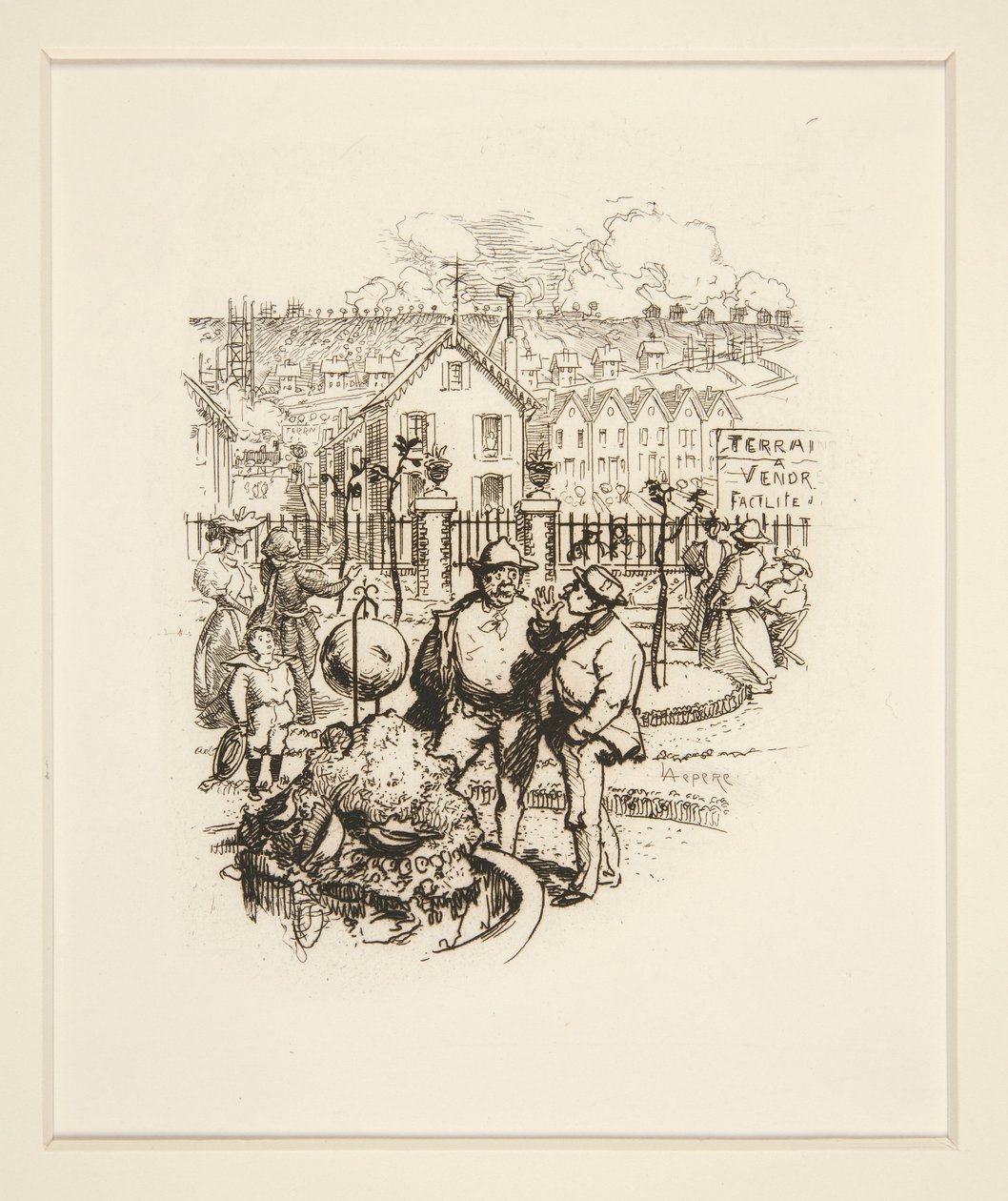 Banliyö Parkı by Auguste Lepere