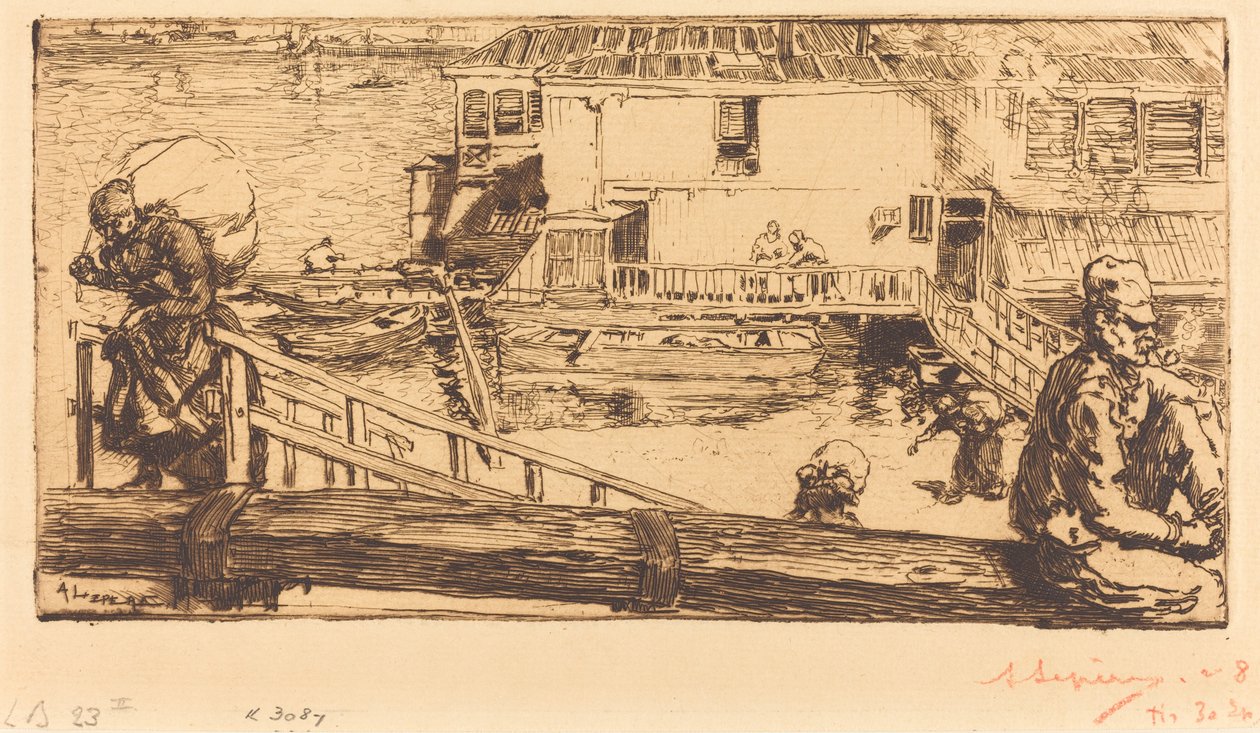 Çamaşırhane by Auguste Lepere