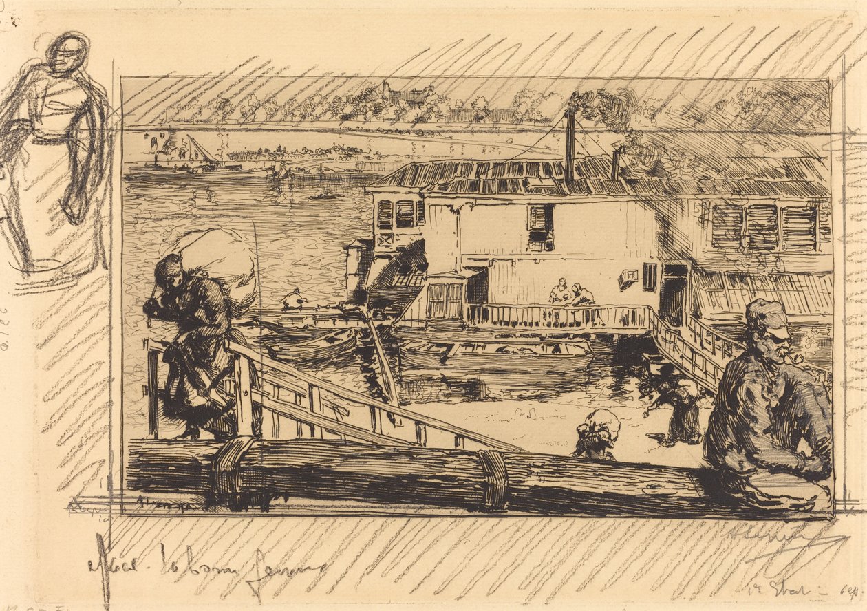 Çamaşırhane by Auguste Lepere