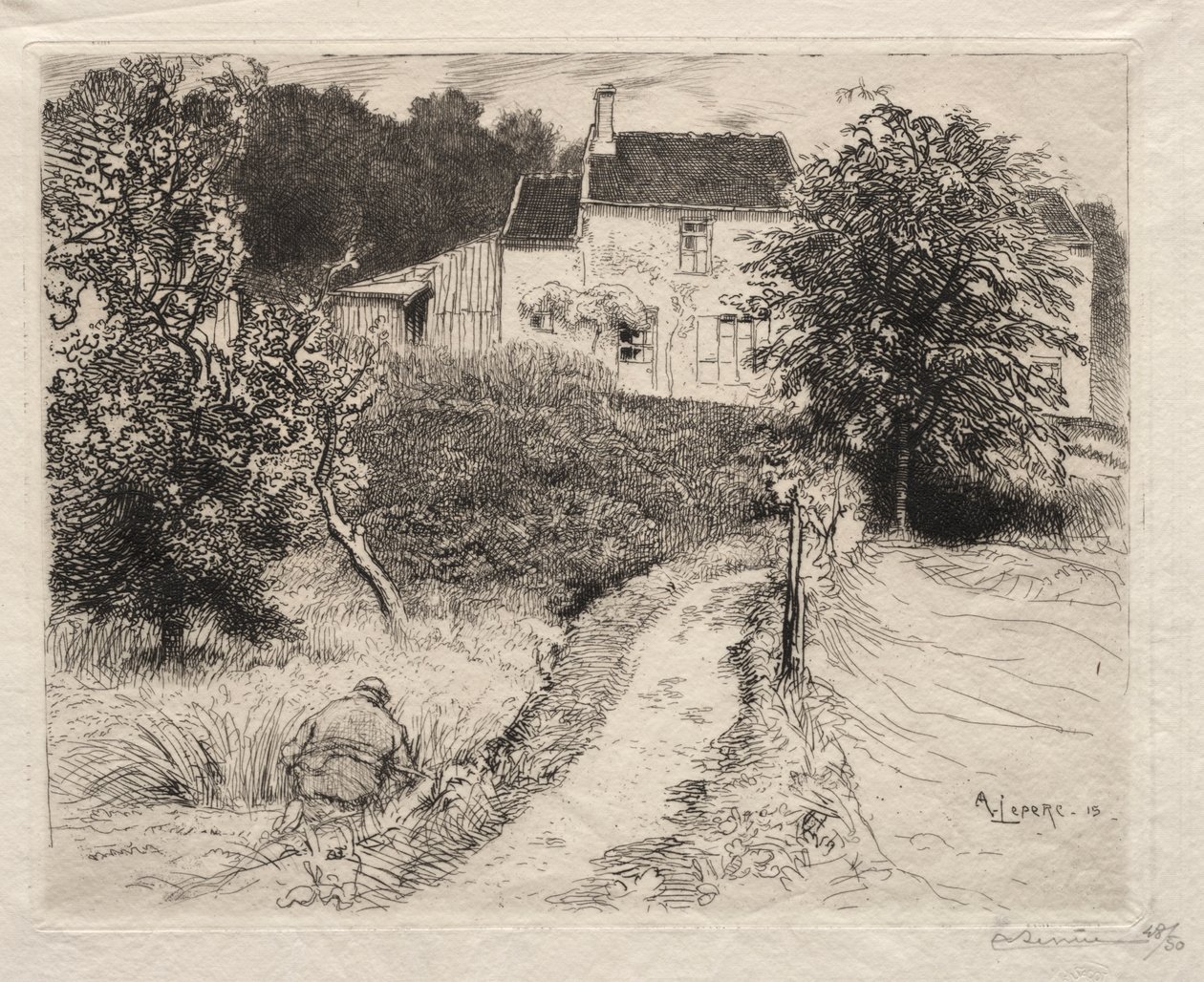 Bir Bellot by Auguste Louis Lepère