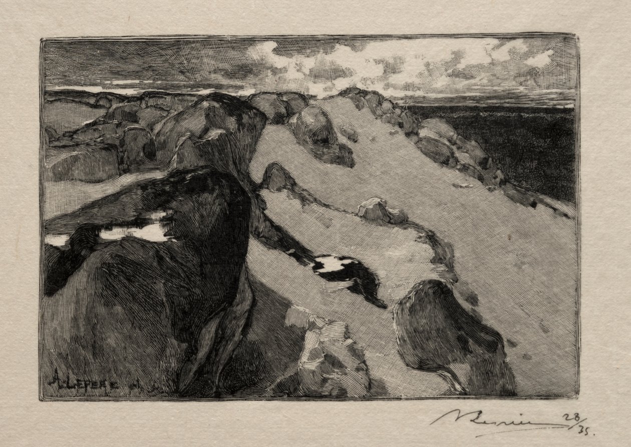 Arbonne, Gros Sablon by Auguste Louis Lepère