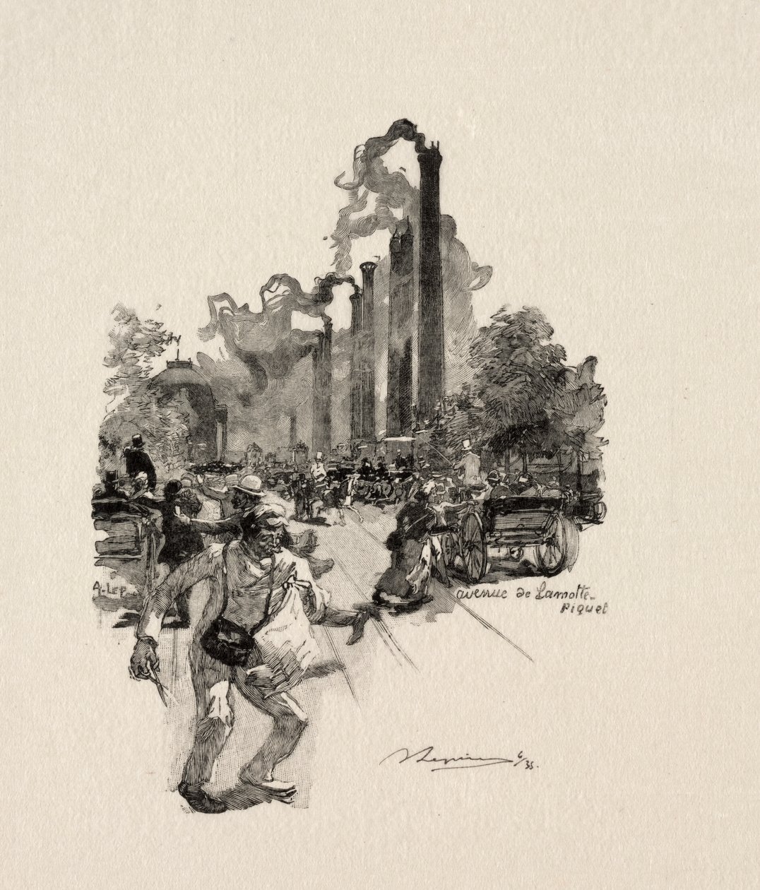 Avenue La Motte-Picquet by Auguste Louis Lepère