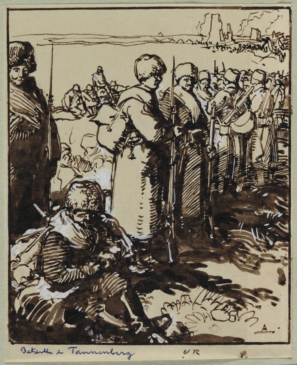 Bataille de Tannenberg by Auguste Louis Lepère