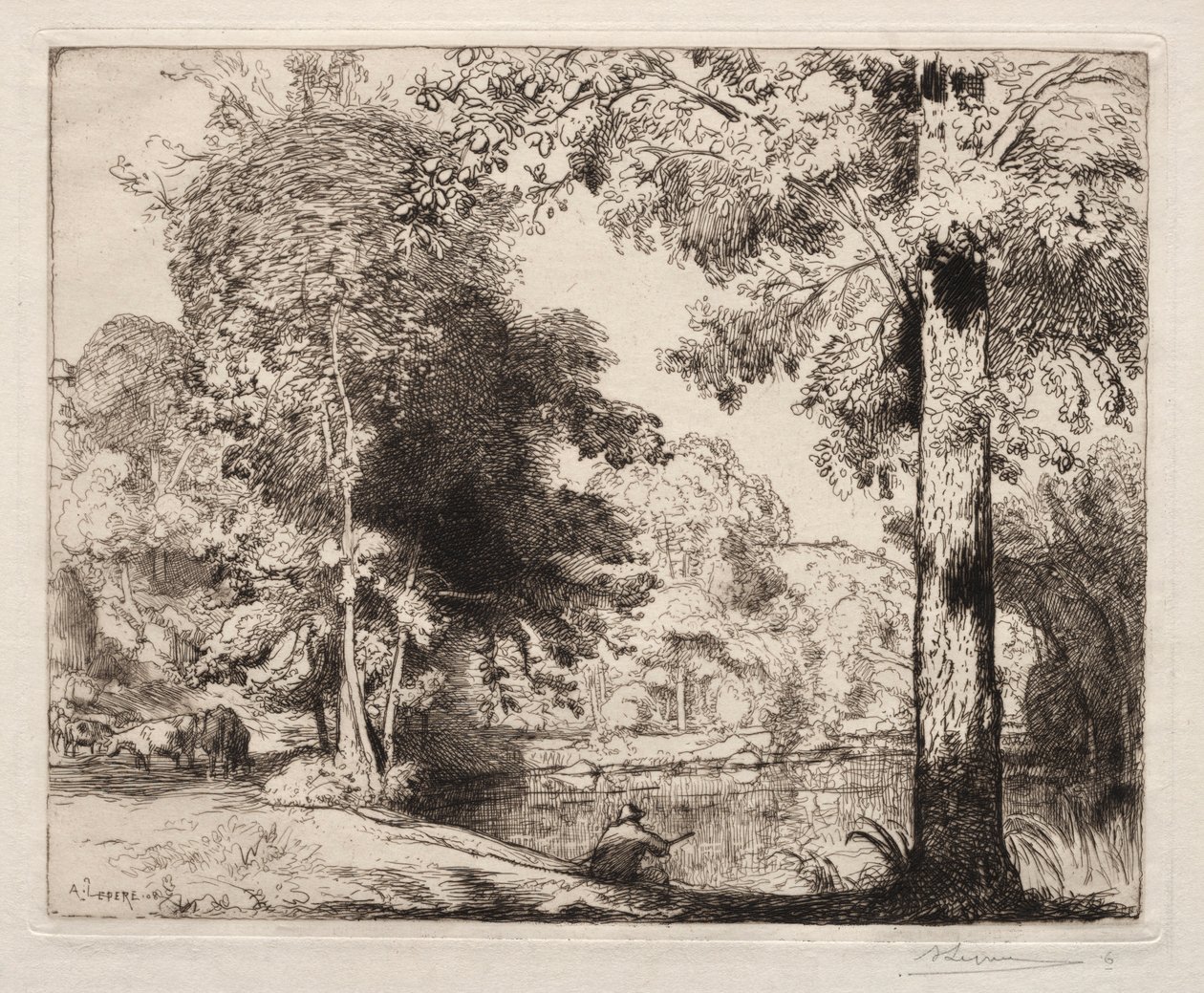 Hayatın Kenarları, 1908. by Auguste Louis Lepère