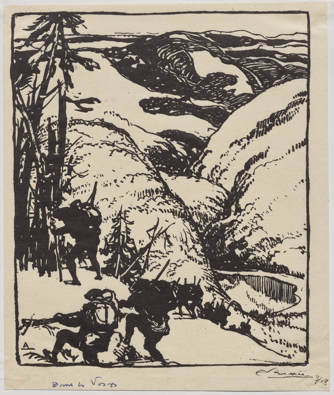 Vosges'de by Auguste Louis Lepère