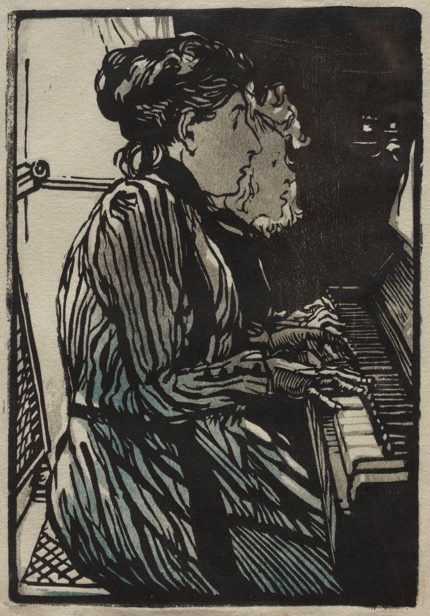 Dört Elle Çalışma, 1890. by Auguste Louis Lepère