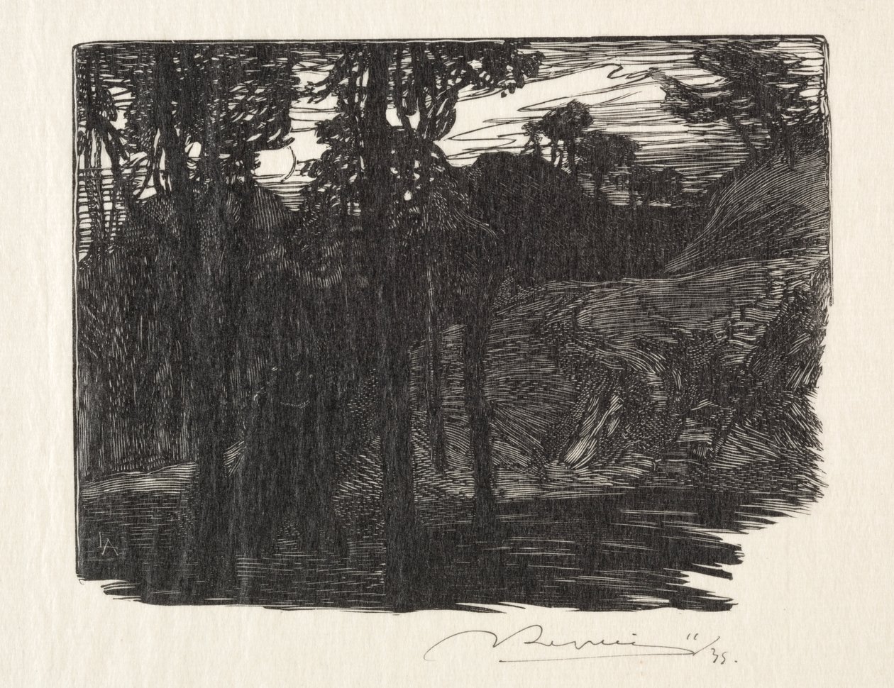 Akşam by Auguste Louis Lepère