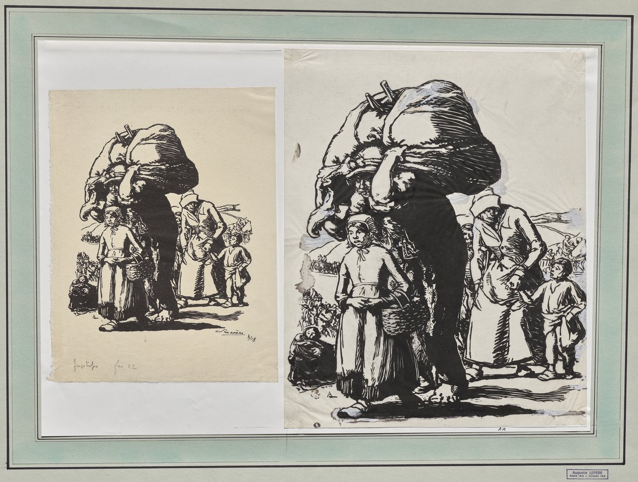 kaçaklar by Auguste Louis Lepère