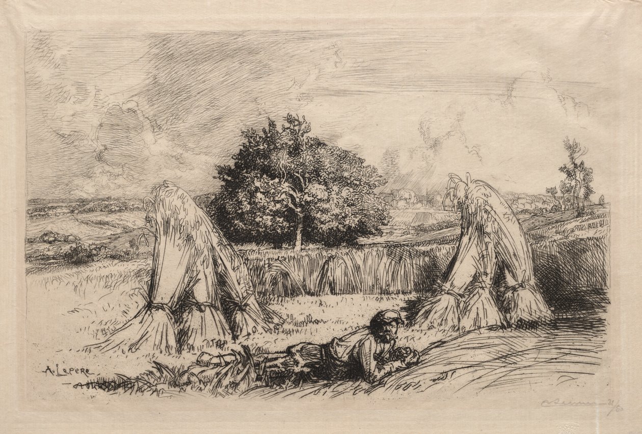 Çavdar Javelles, Crèvecoeur by Auguste Louis Lepère