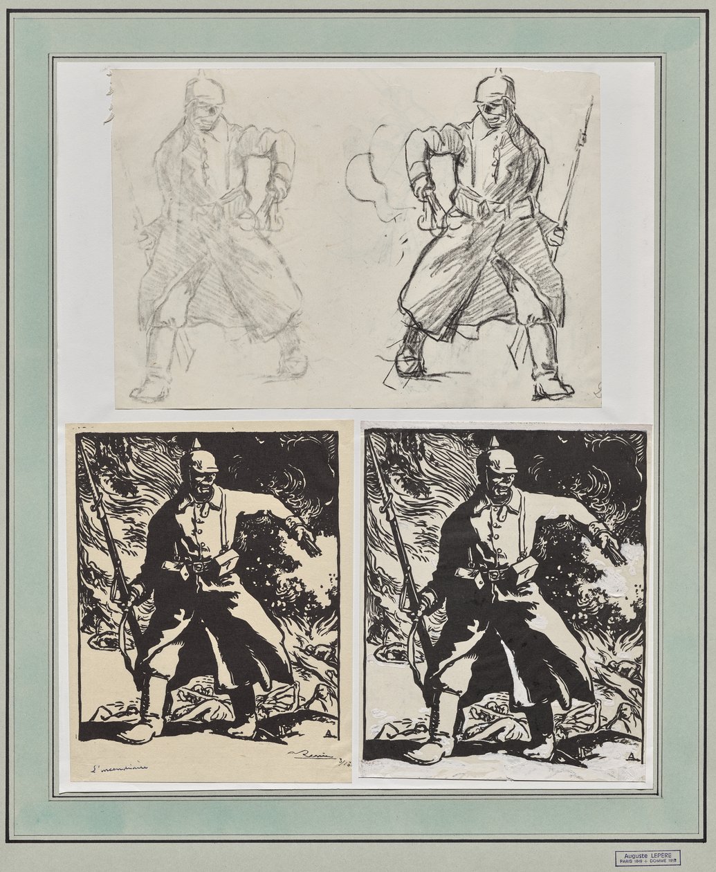 tutuşturmak by Auguste Louis Lepère
