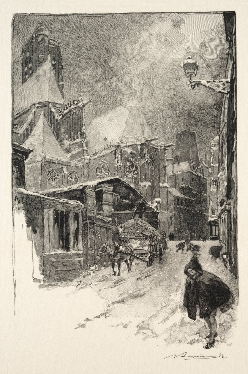 Barlar Sokağı by Auguste Louis Lepère