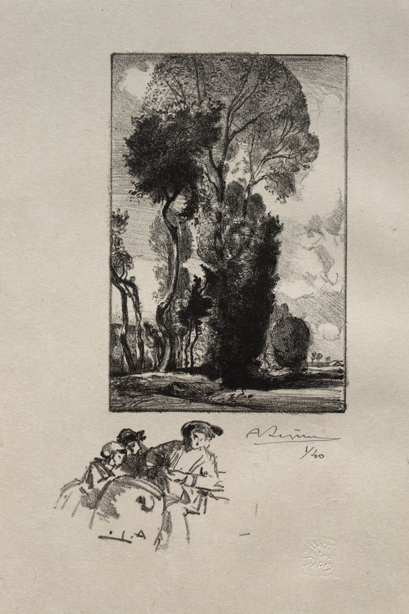 Bocage by Auguste Louis Lepère