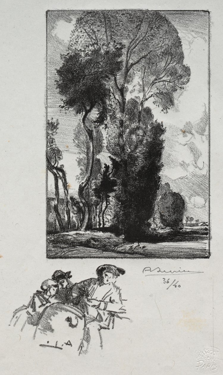 Bocage by Auguste Louis Lepère