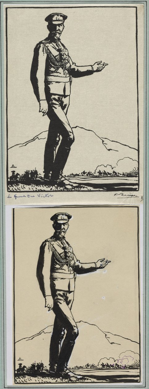 Büyük Dük Victor, 1914. by Auguste Louis Lepère