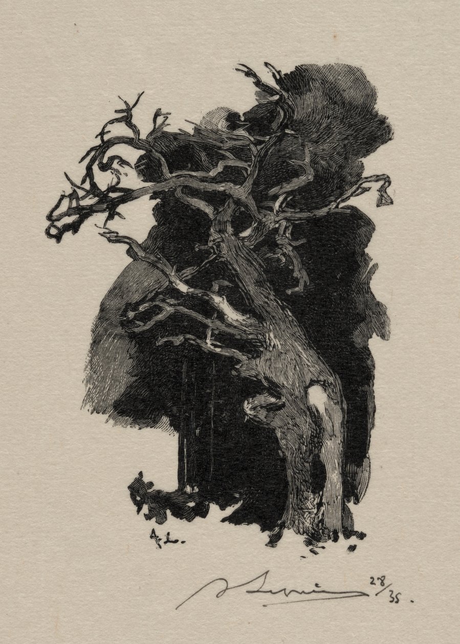 öfkeli by Auguste Louis Lepère