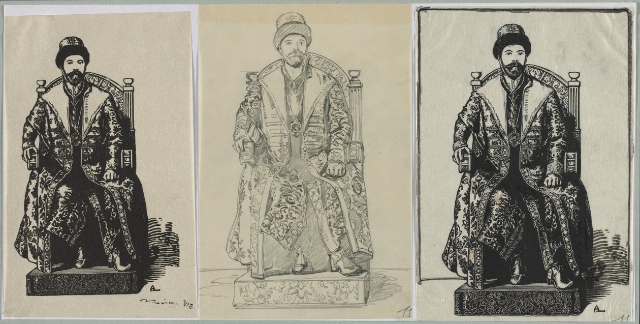 Çar, 1914. by Auguste Louis Lepère