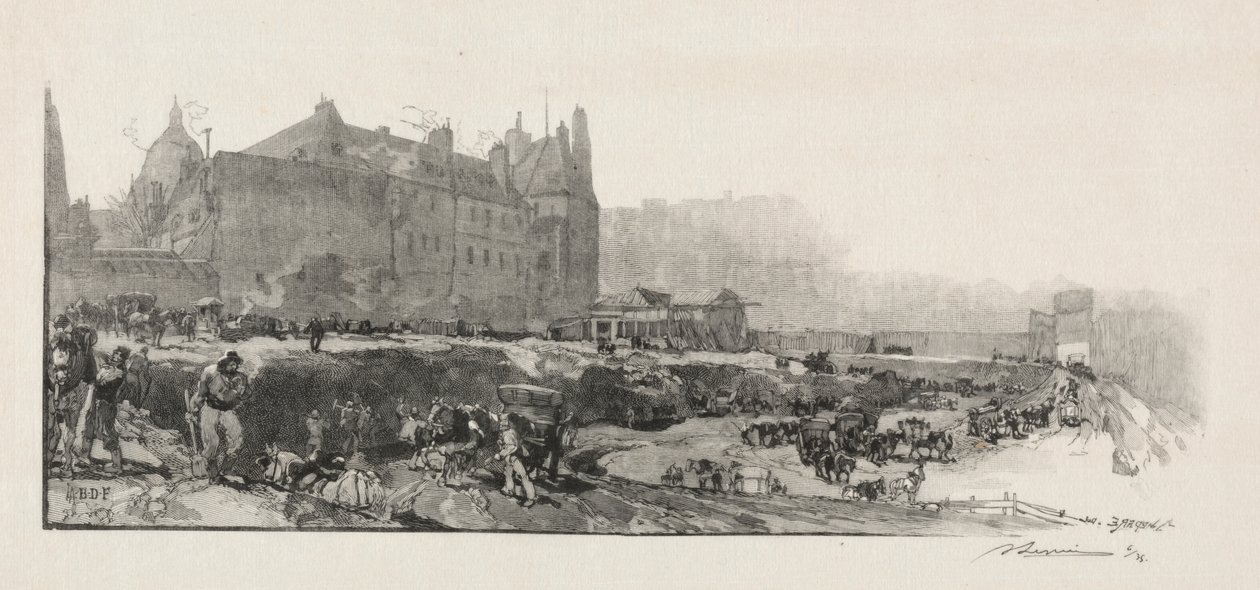 Eski Sorbonne by Auguste Louis Lepère
