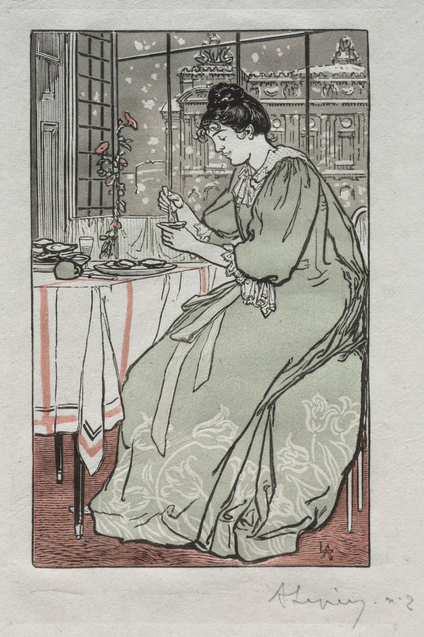 Paris Almanak, 1897: Kış, 1897. by Auguste Louis Lepère