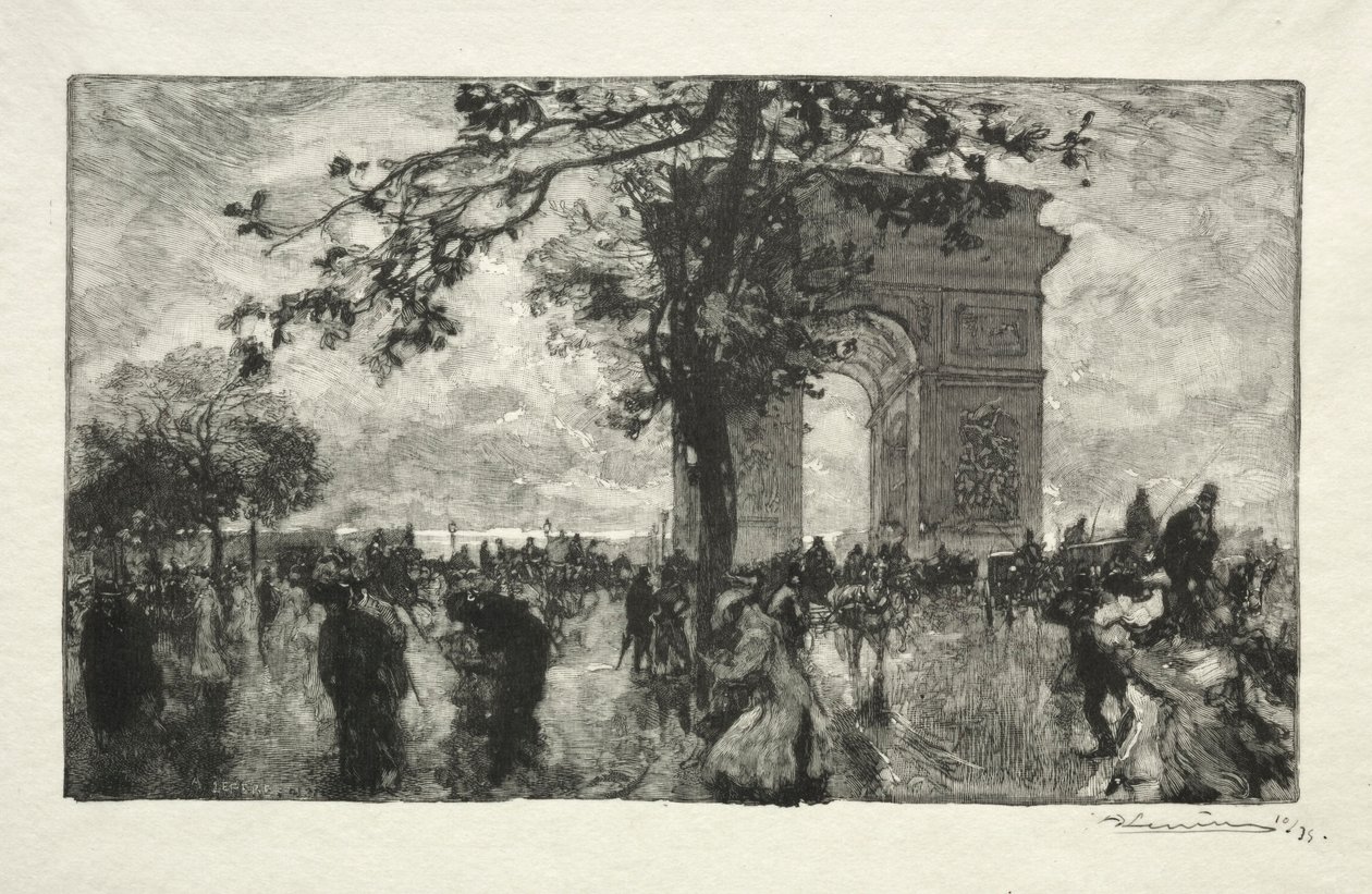 Ahşabın Dönüşü. by Auguste Louis Lepère