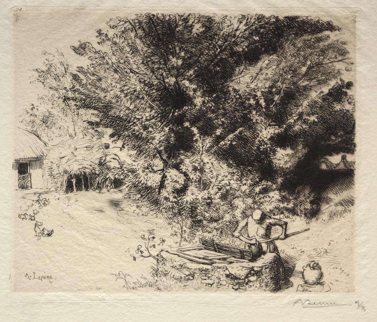 Çukur, 1911. by Auguste Louis Lepère