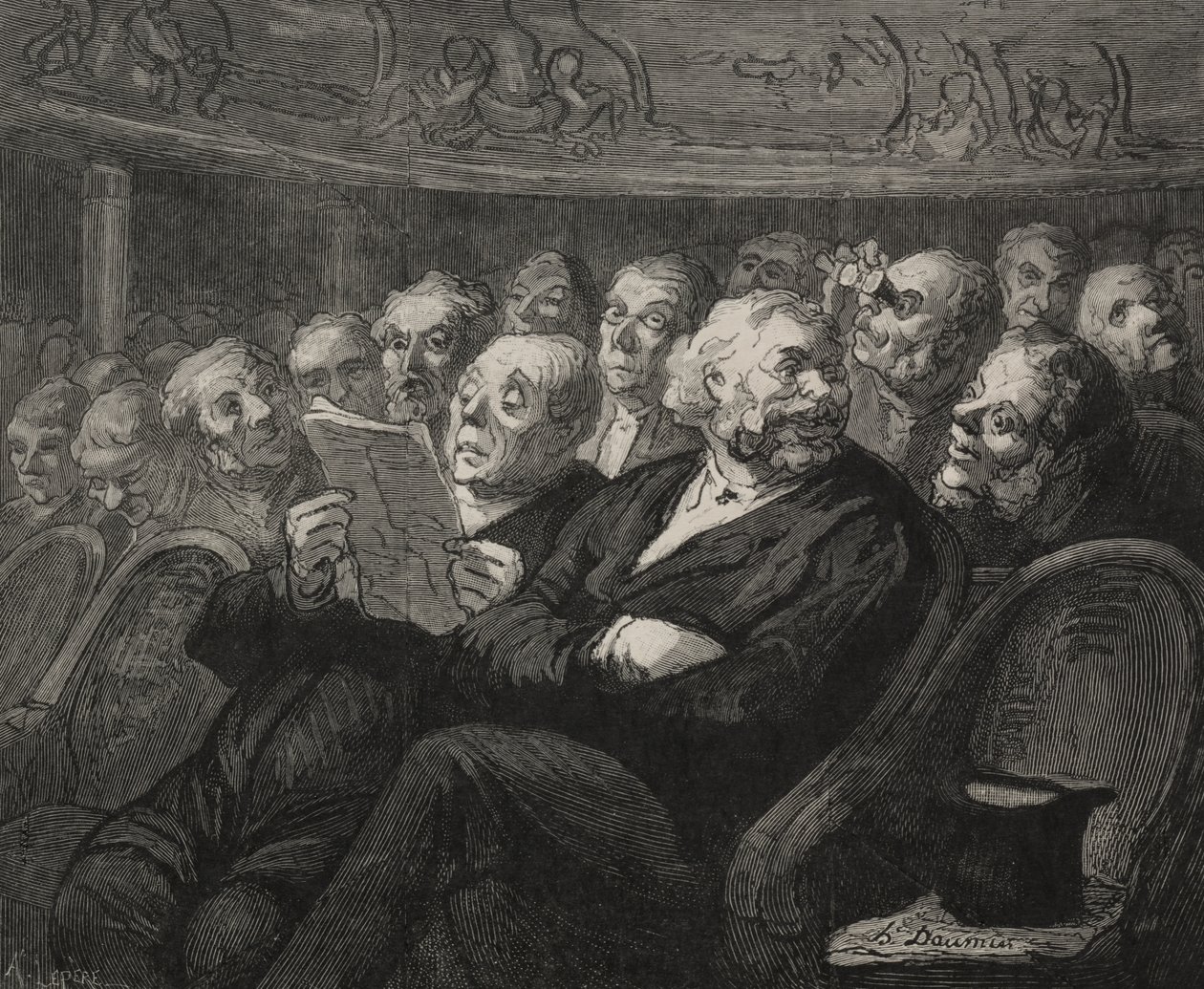Tiyatro: Orkestra Çukuru by Auguste Louis Lepère