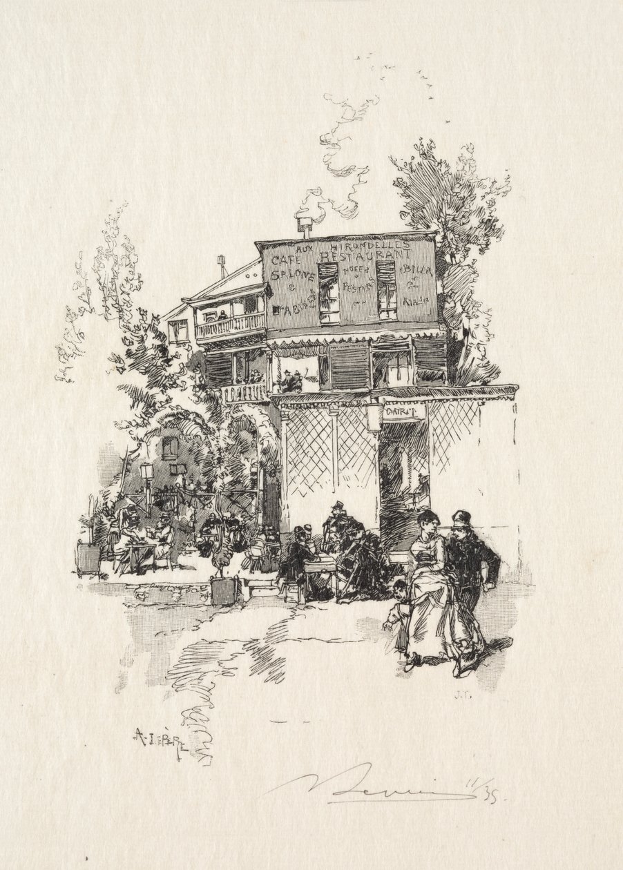 Bir Guinguet by Auguste Louis Lepère