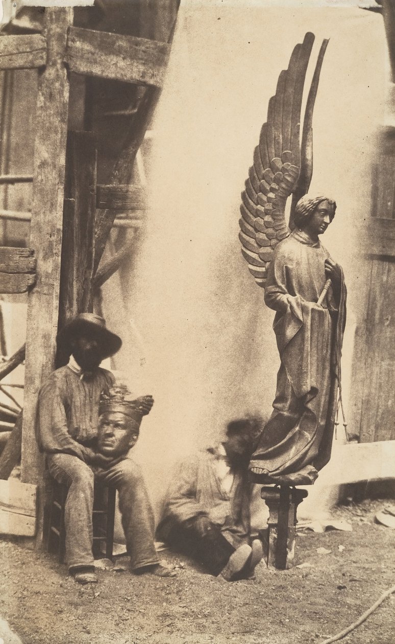 [Tutku Meleği, Sainte-Chapelle, Paris], 1853-1854. by Auguste Mestral