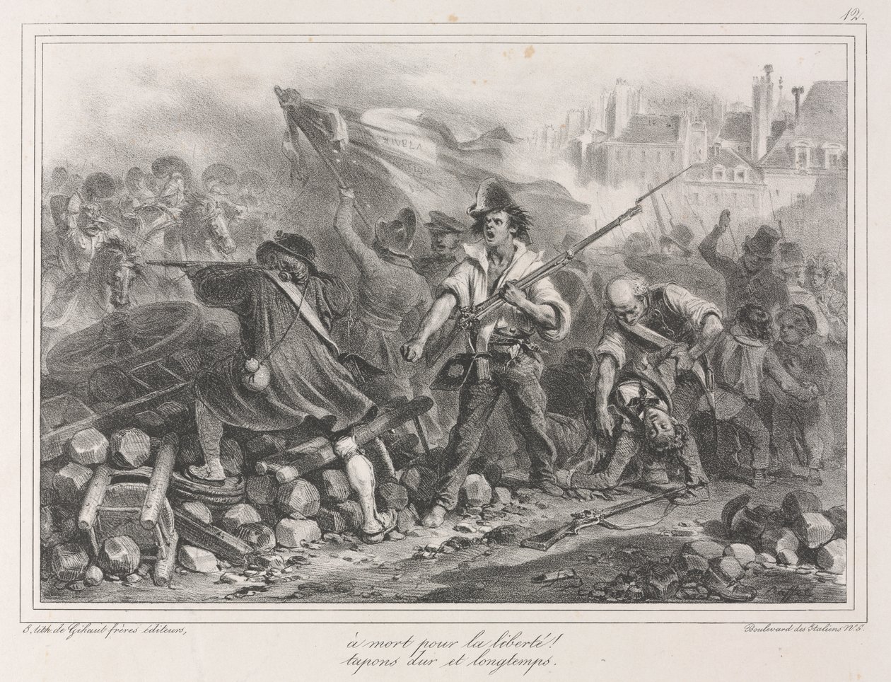 1831 Albümü: Özgürlük ya da ölüm! by Auguste Raffet