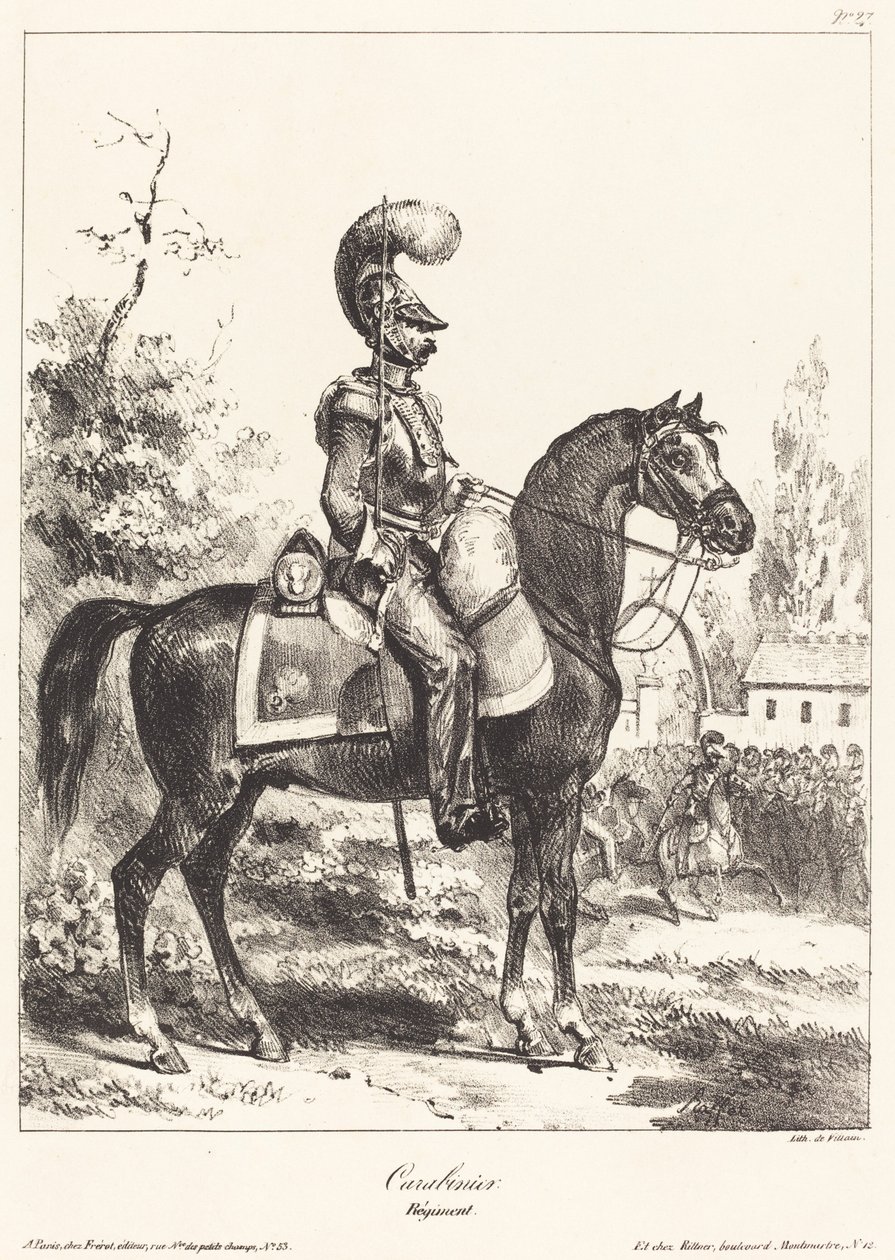 Karabinalı asker by Auguste Raffet