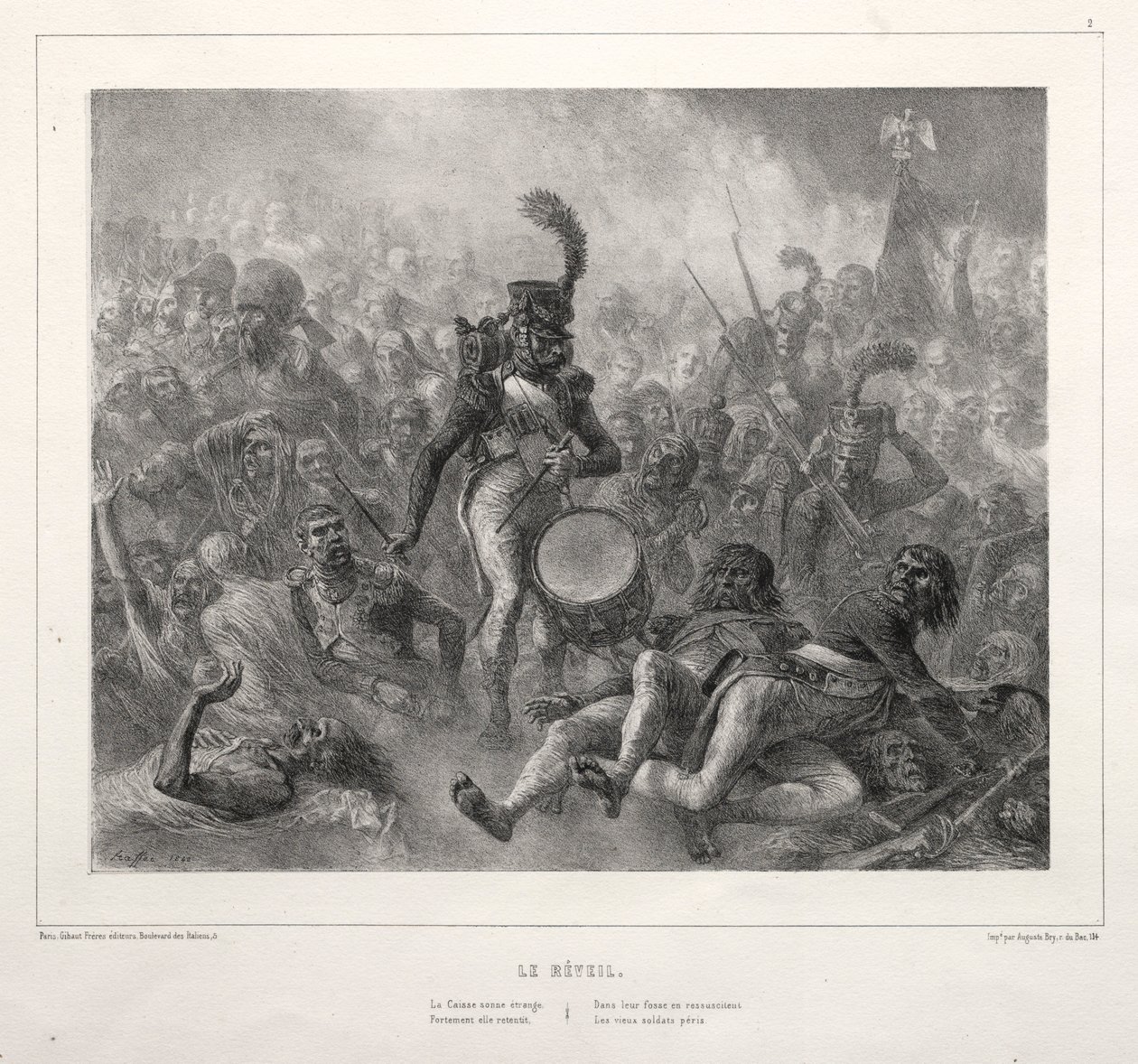 1832 Albümü: Reveil, 1832. by Auguste Raffet