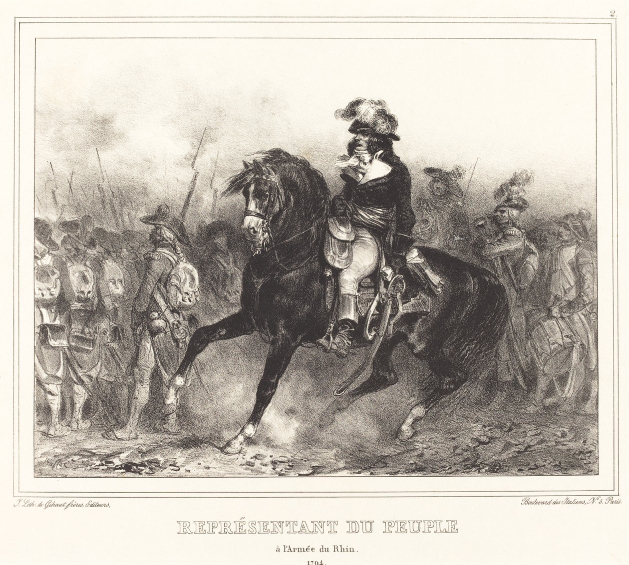 Temsilci du Peuple (Halkın Temsilcisi) by Auguste Raffet