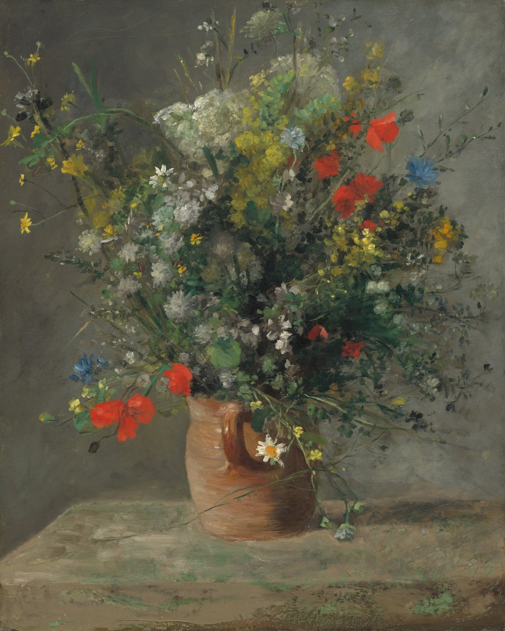 Vazoda Çiçekler by Auguste Renoir