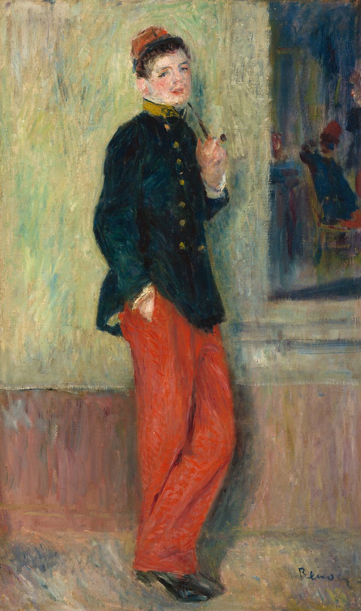 genç asker by Auguste Renoir
