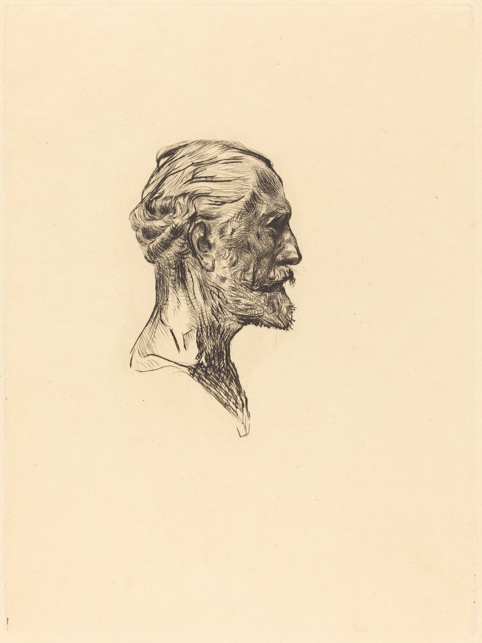 Antonin Proust, 1885. by Auguste Rodin