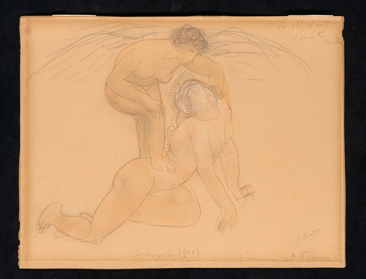 Aşk Tanrısı ve Ruh, c.1900 by Auguste Rodin