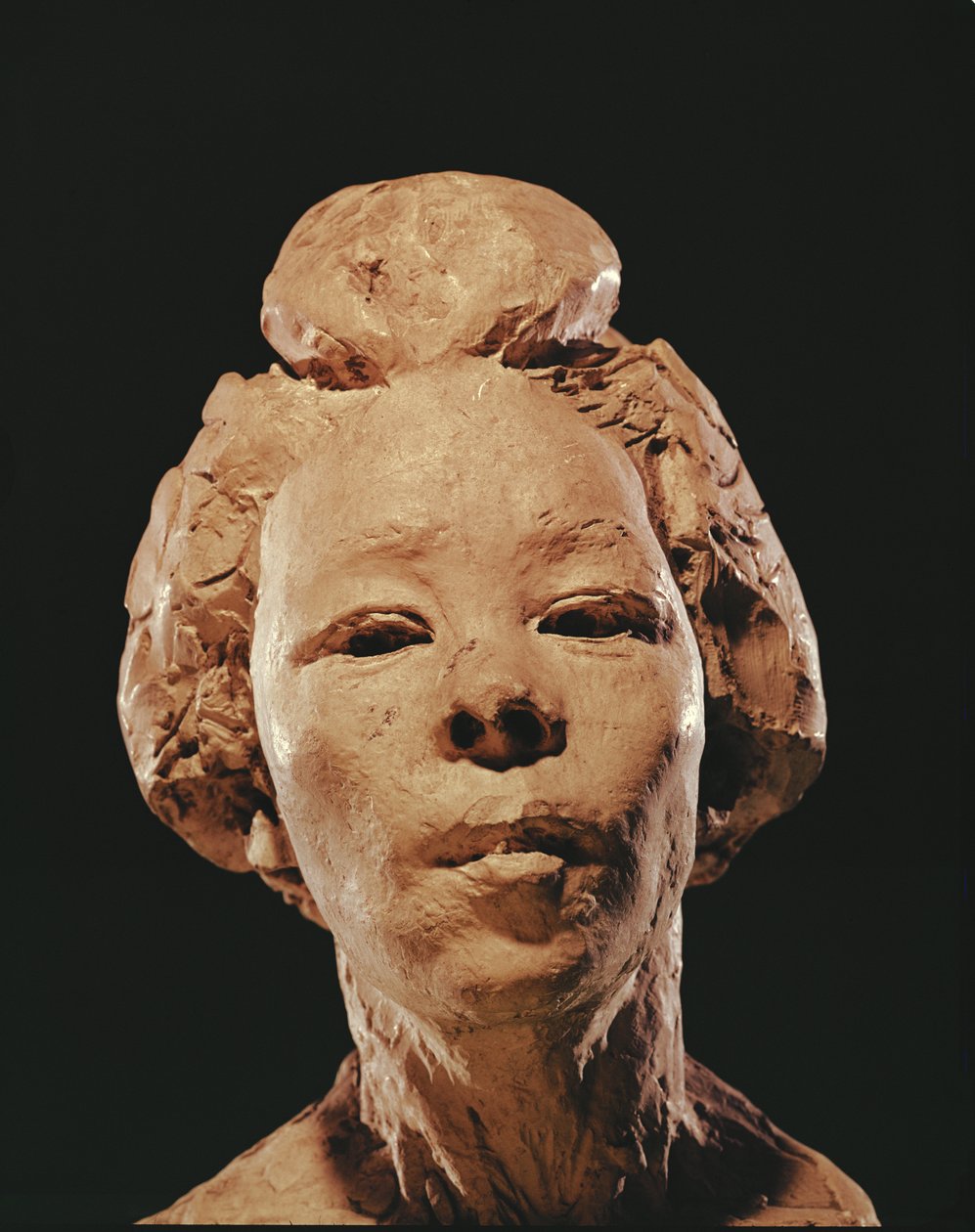 Madam Hanako, 1908 (kil) by Auguste Rodin