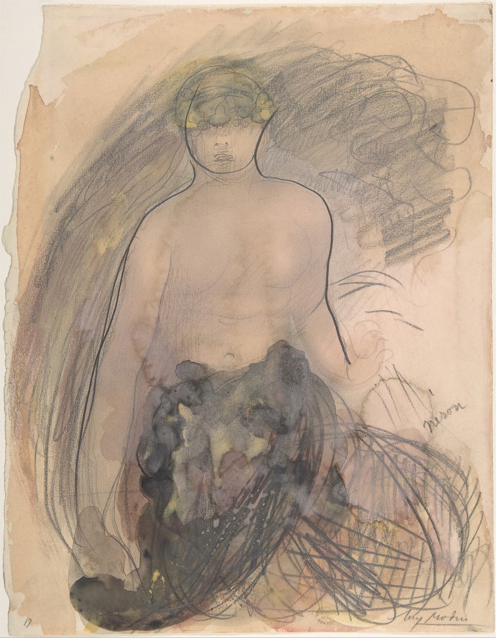 Nero, 1900-1910. by Auguste Rodin