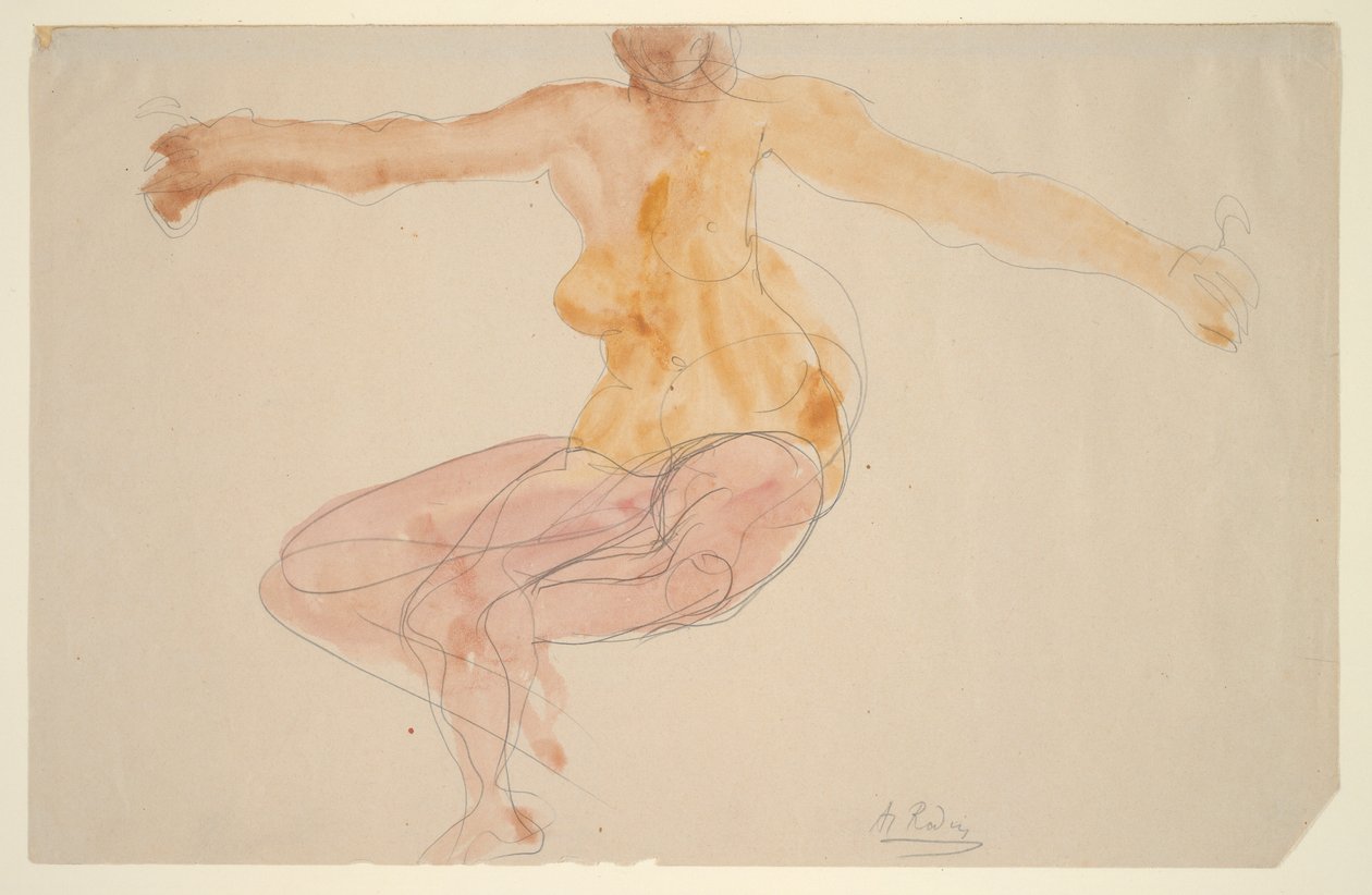 çıplak Dans etme by Auguste Rodin