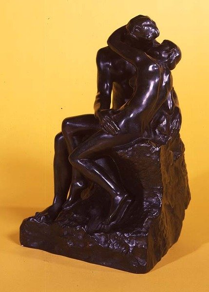 Öpücük, c.1886 (bronz) by Auguste Rodin