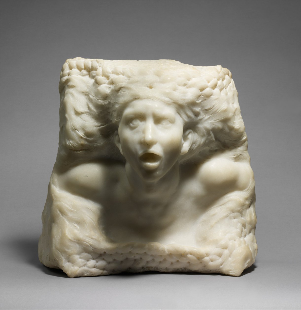 Fırtına, c.1908 (mermer) by Auguste Rodin