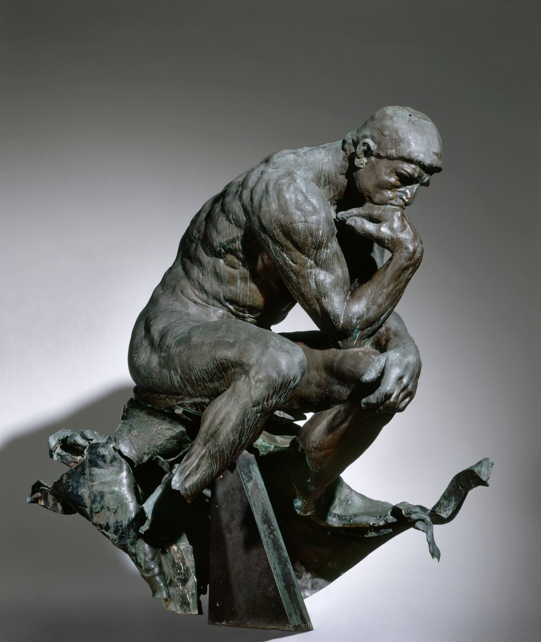 Düşünür, 1880-1881. by Auguste Rodin
