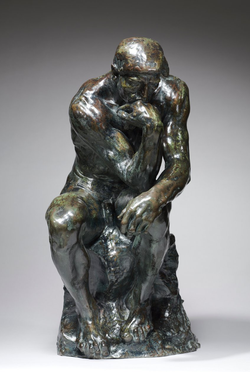Düşünür, c. 1880. by Auguste Rodin