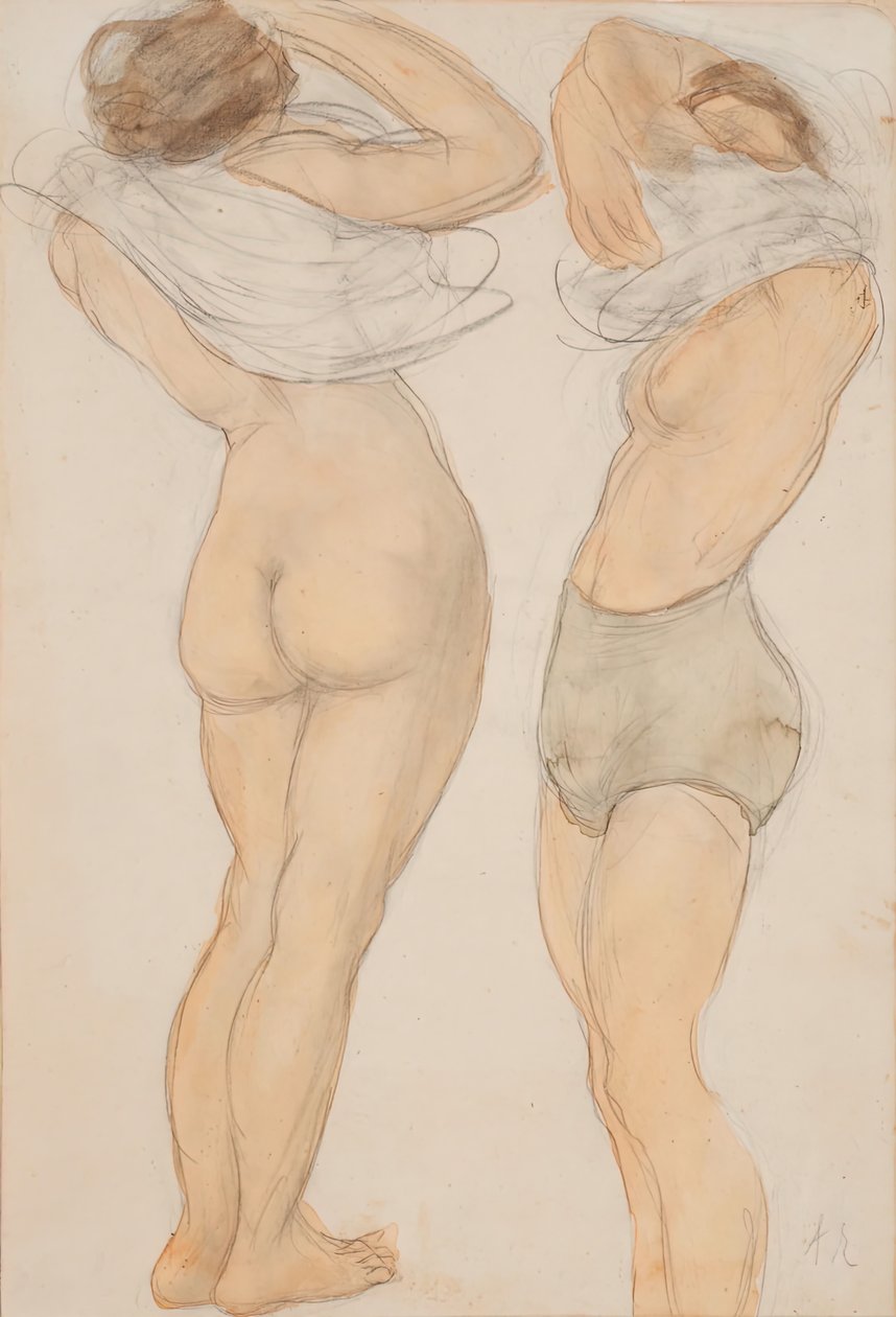 İki Rakam, n.d. by Auguste Rodin