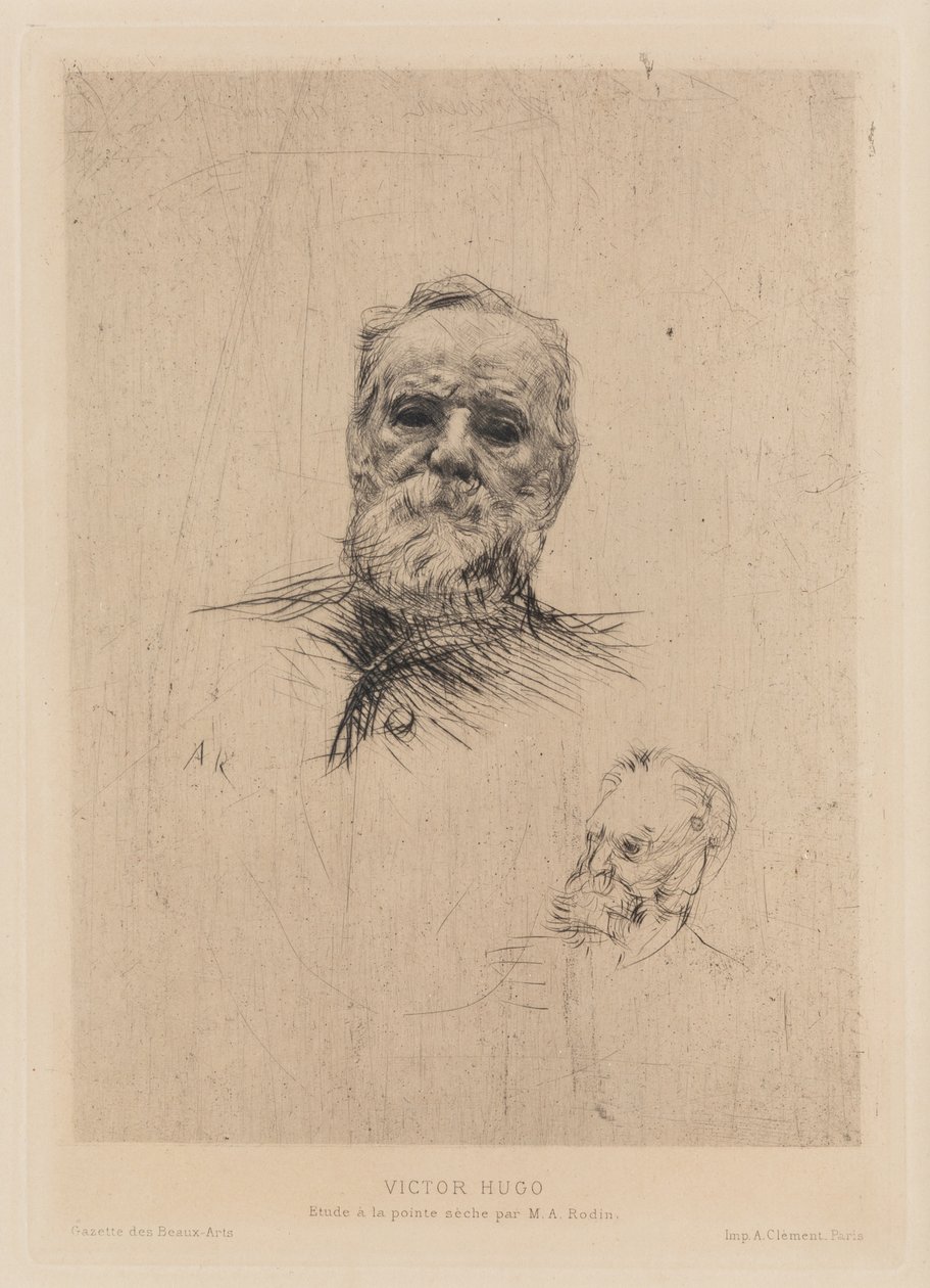 Victor Hugo, 1886. by Auguste Rodin